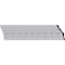 Ekena Millwork 3 1/2"H x 3 1/4"P x 4 3/4"F x 94 1/2"L, (1 1/2" Repeat), Egg and Dart Crown Moulding MLD03X03X04EG - alternate 1